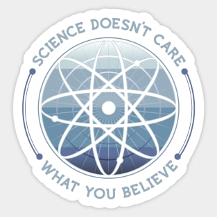 Science Doesn't Care Sticker
